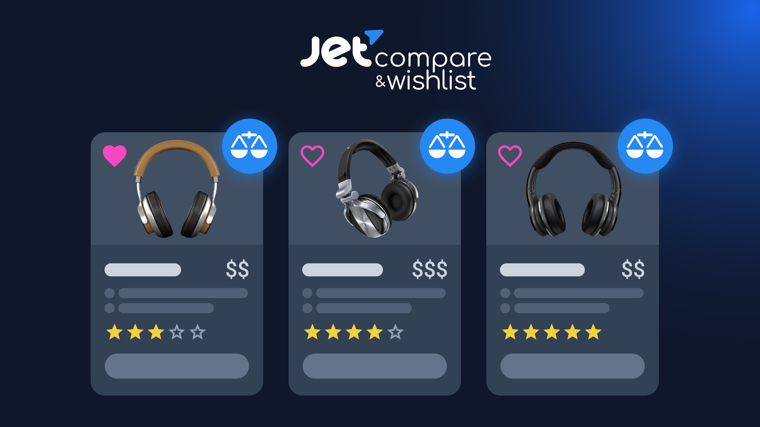 Jet Compare Wishlist
